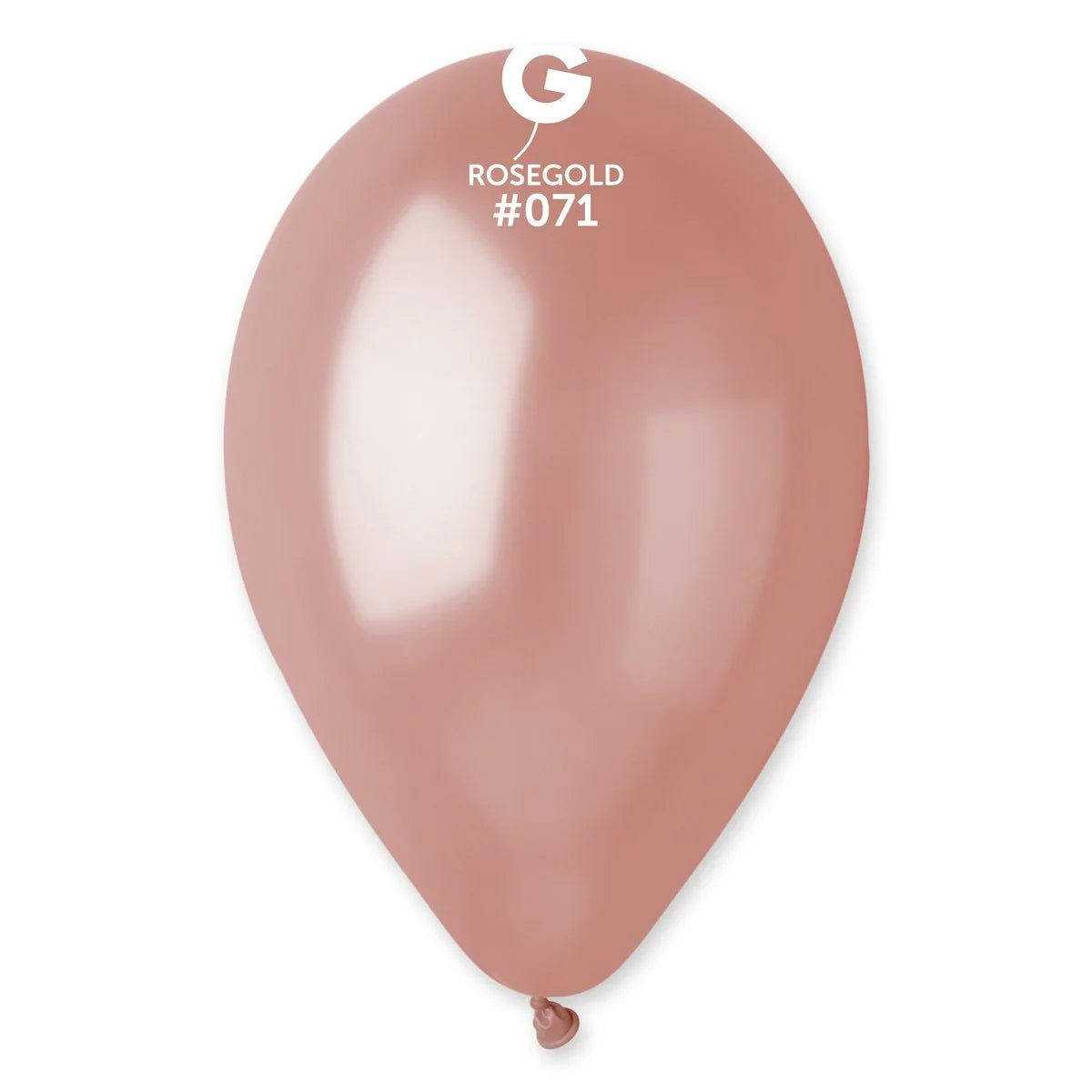 Metallic Balloon Rose Gold #071 SIZE 5" 12" 19" 31"