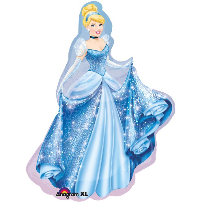 Cinderella Shape Foil Balloon 33 in