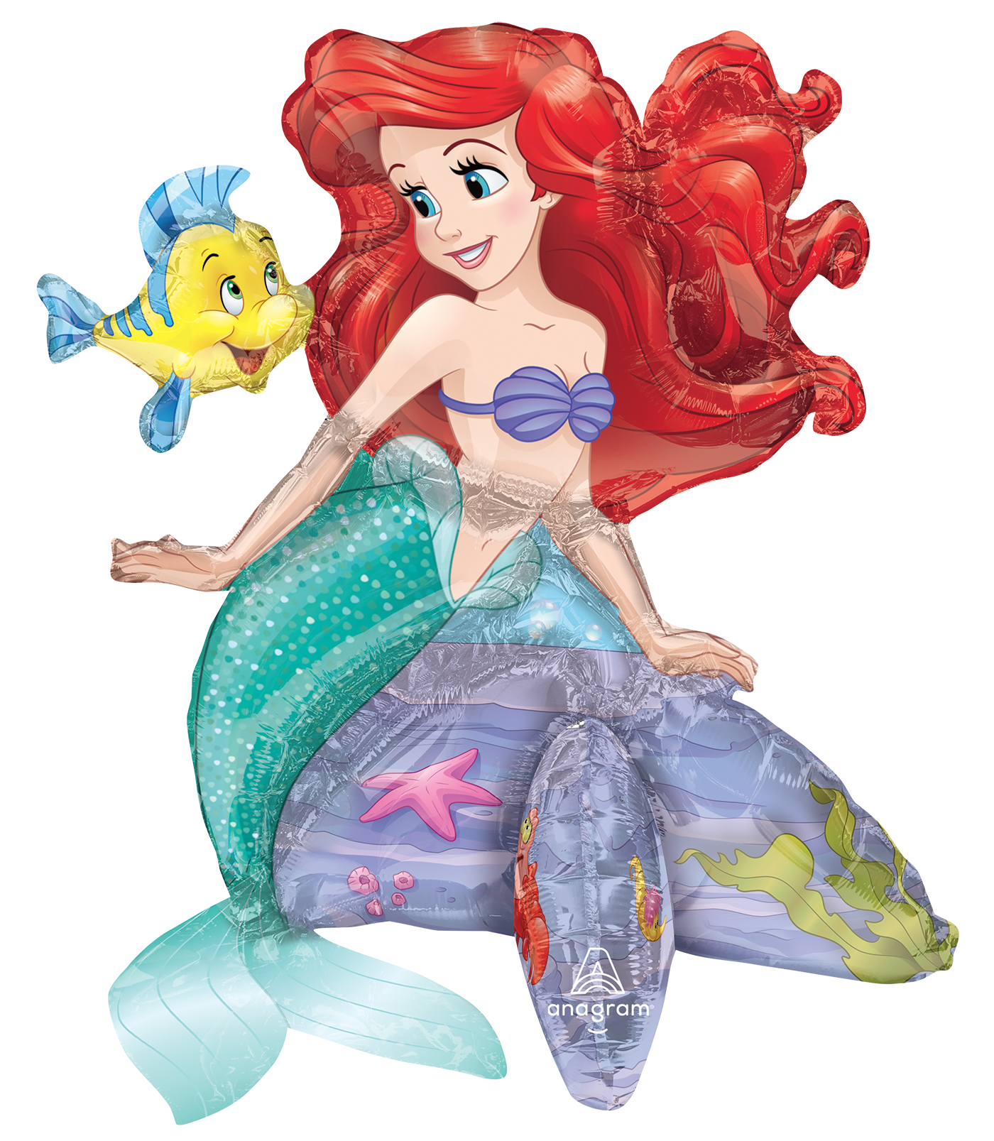Little Mermaid ariel balloons foil 20"