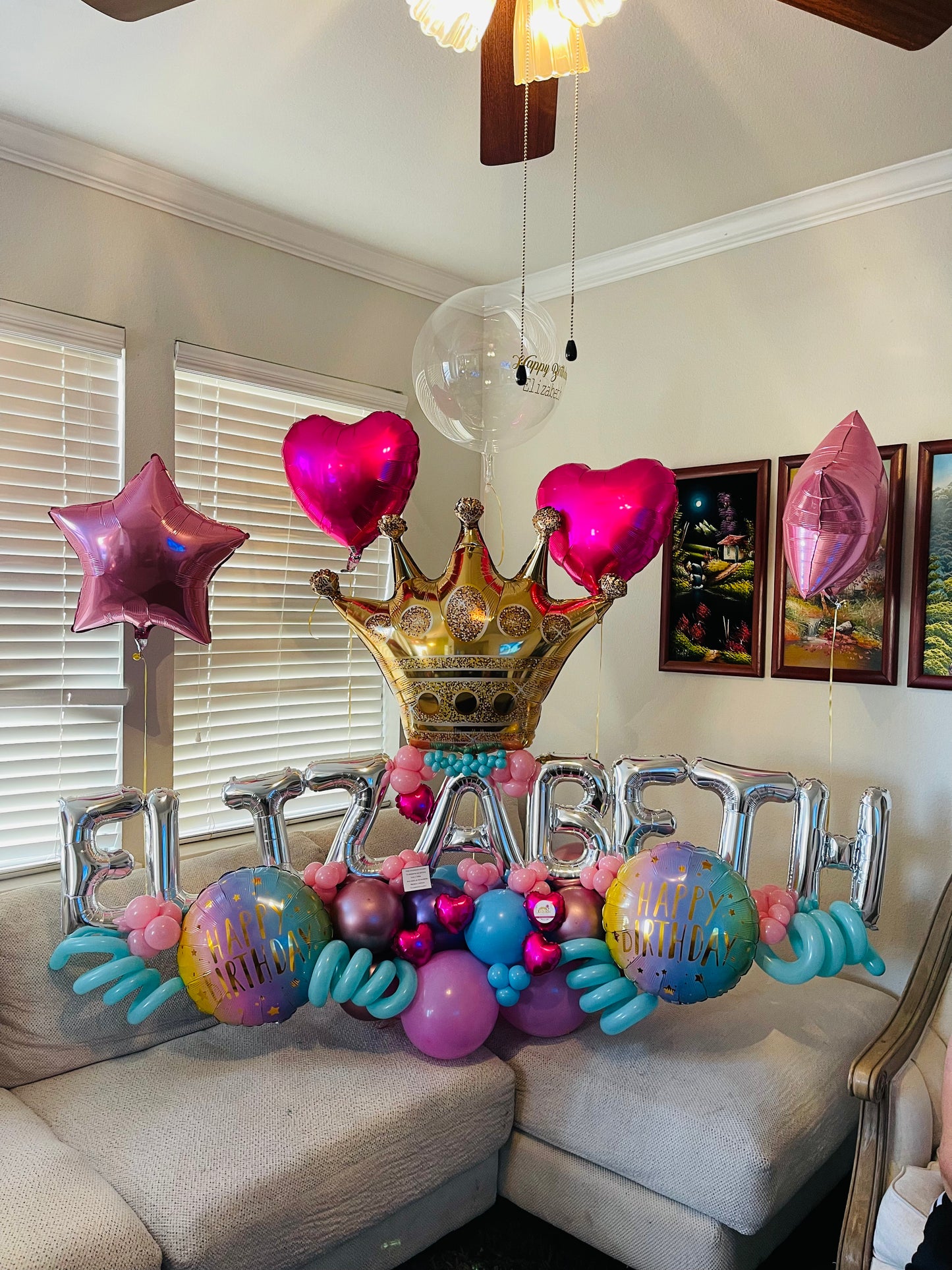 BALLOONS BOUQUET NAME