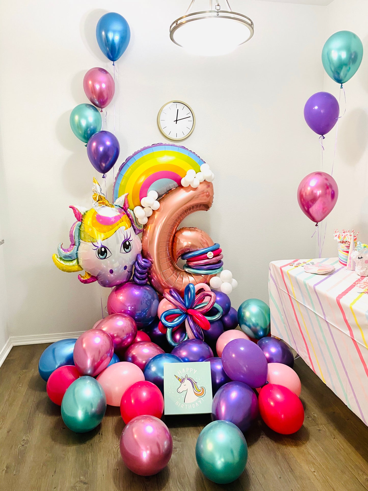surprise balloons bouquet
