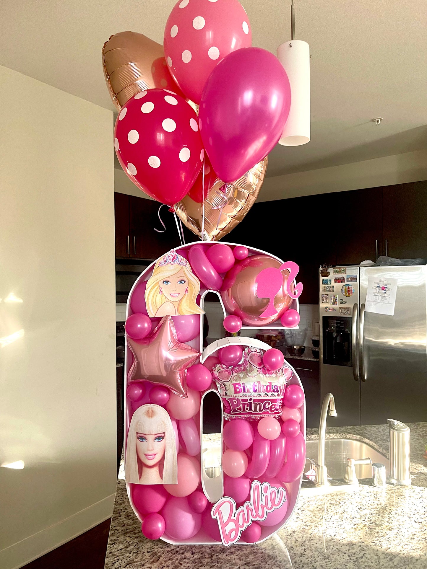kids balloons mosaic