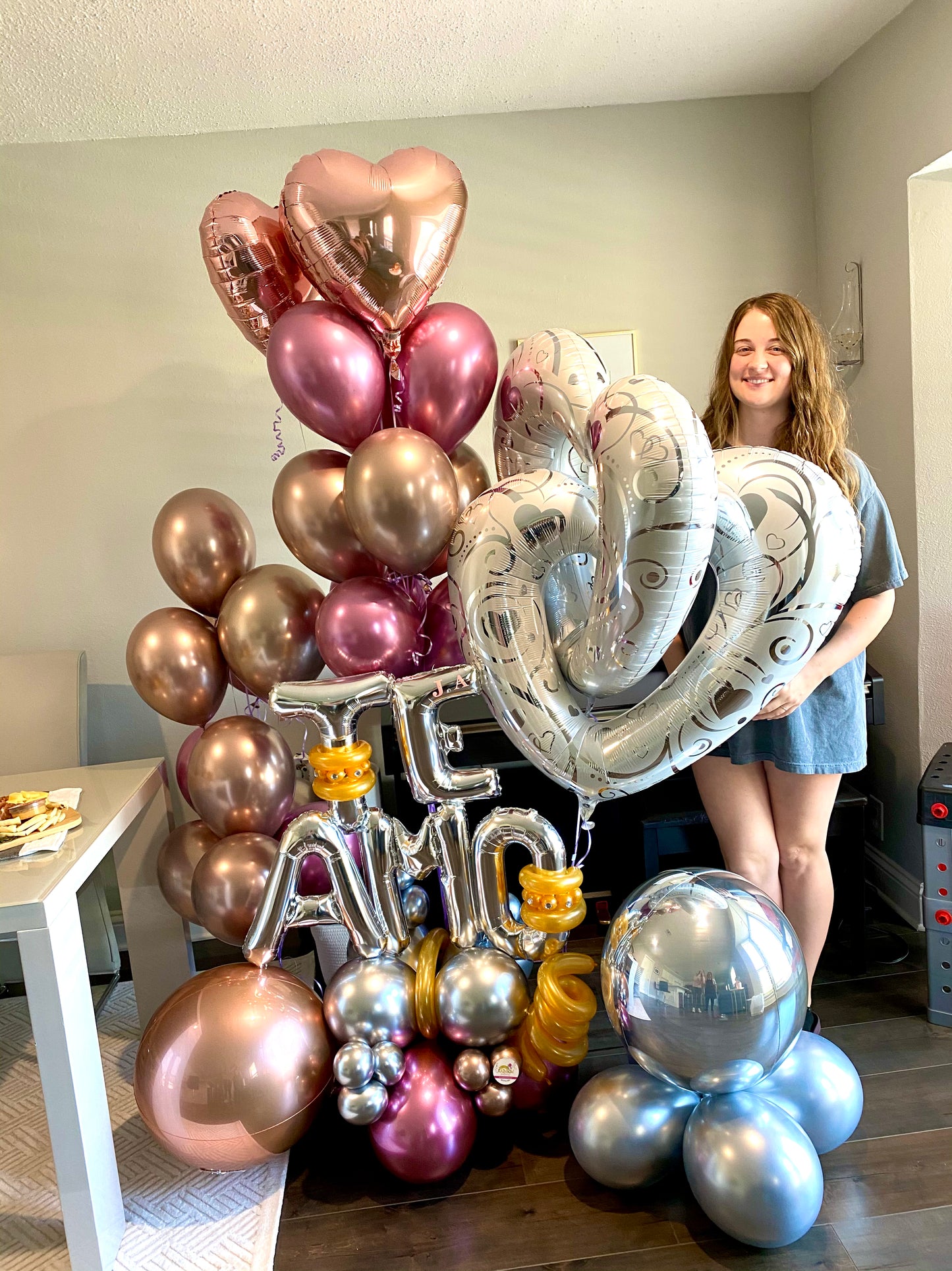 BALLOONS BOUQUET TE AMO / LOVE YOU (click to see more photos)