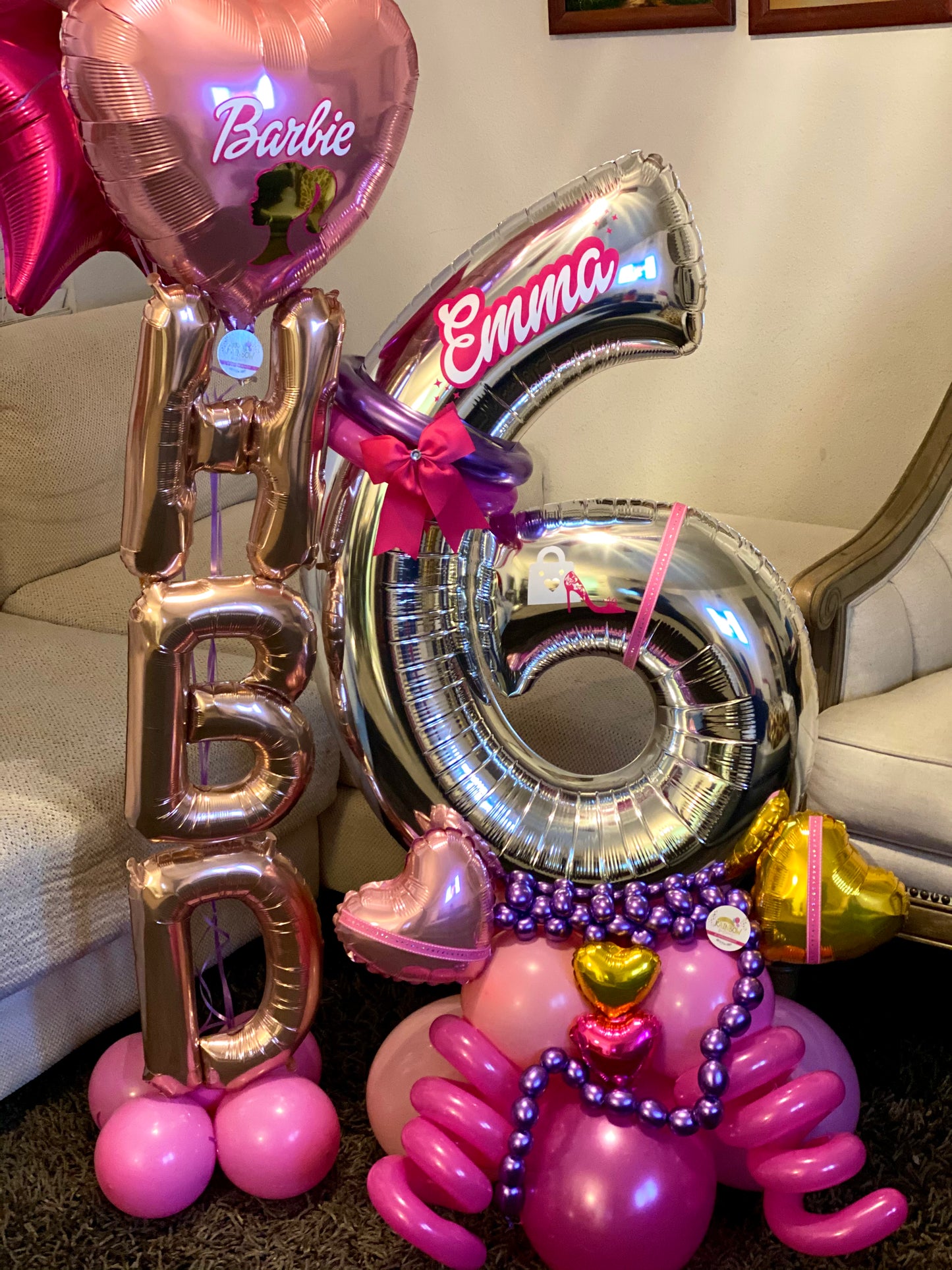 balloons bouquet number h.b.d