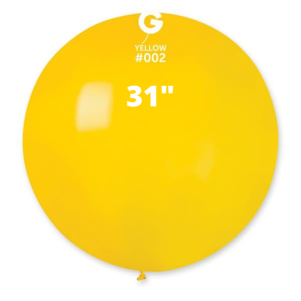 Solid Yellow Gemar #002 size 5" 12" 19" 31"