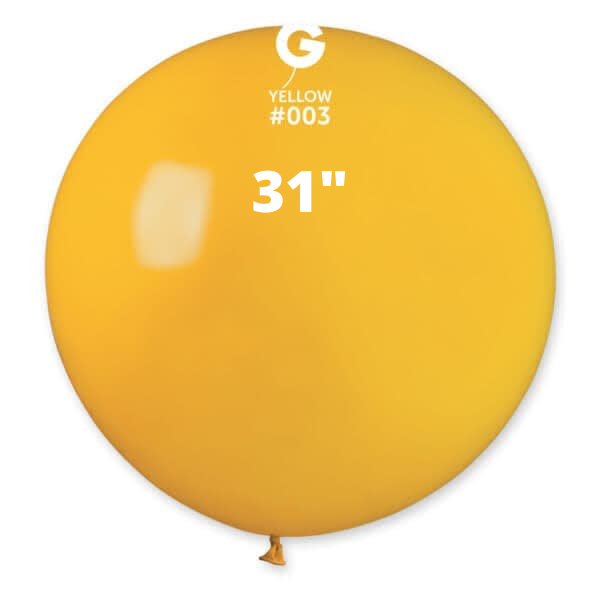 Solid Yellow Gemar #003 size 5" 12" 19" 31"