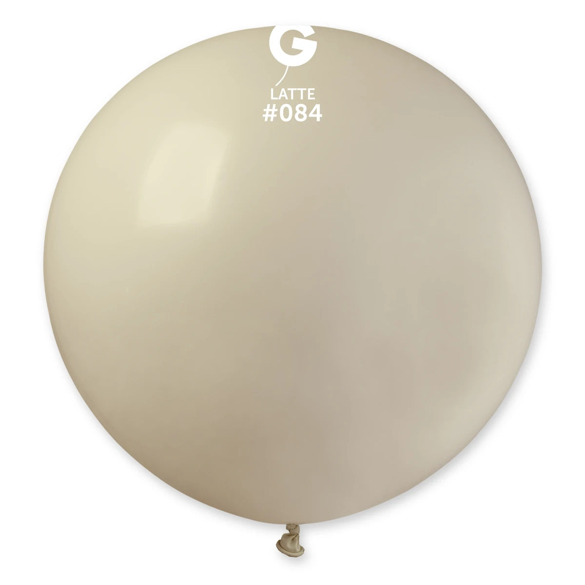 Solid balloon latte 5", 12", 19", 31", 260 Gemar #084