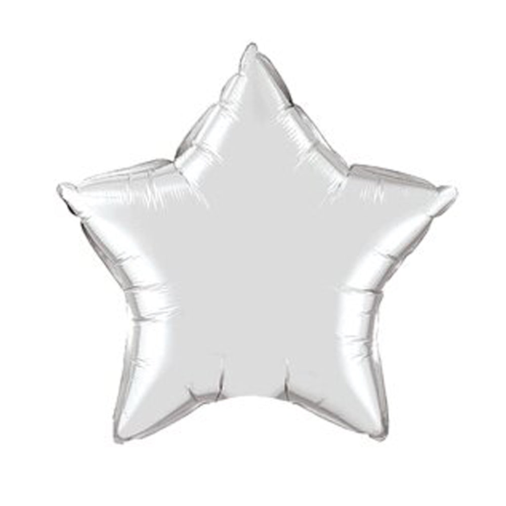 Star Silver Shaped 9" Flat