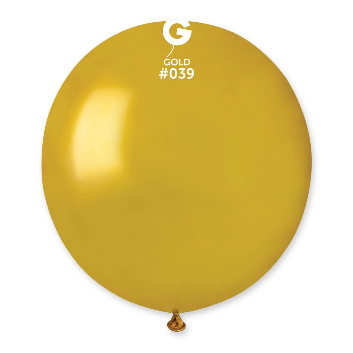 Metallic Balloon Gold #039 SIZE 5" 12" 19" 31"