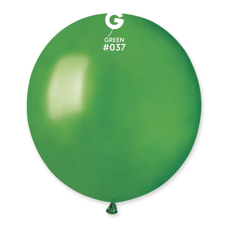 Metallic Balloon Green #037 size 5" 12" 19" 31"