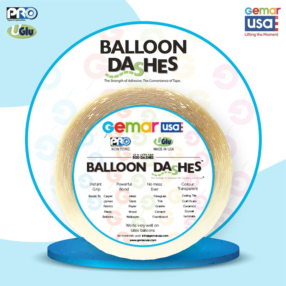 UGlu Adhesive Dashes on a roll [MM-UGD] - $48.00 : American Balloon  Factory, Party & Balloon Supplier