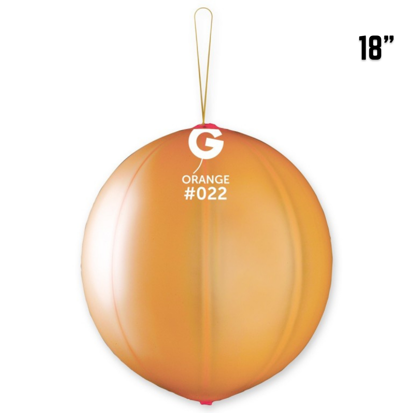 Neon Orange Balloons