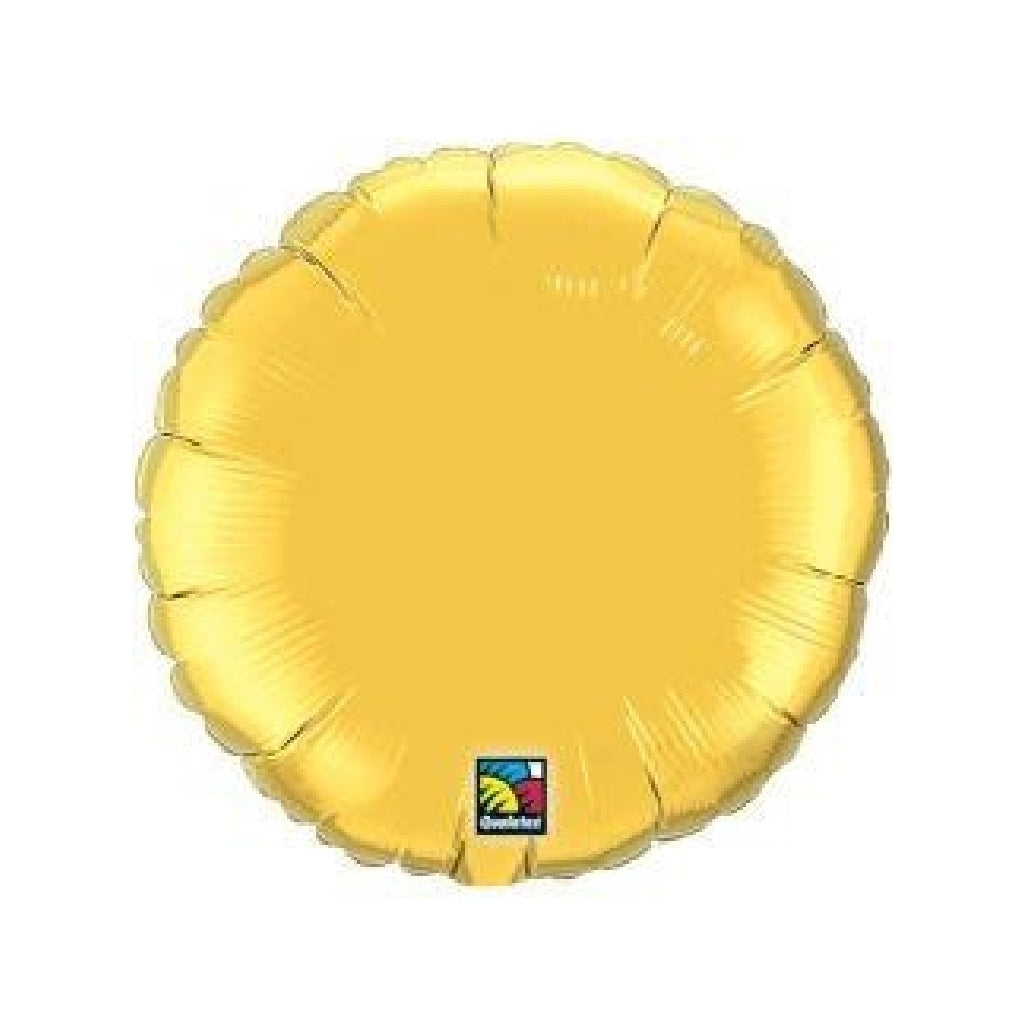 Metallic Gold Mylar Round 18" Foil