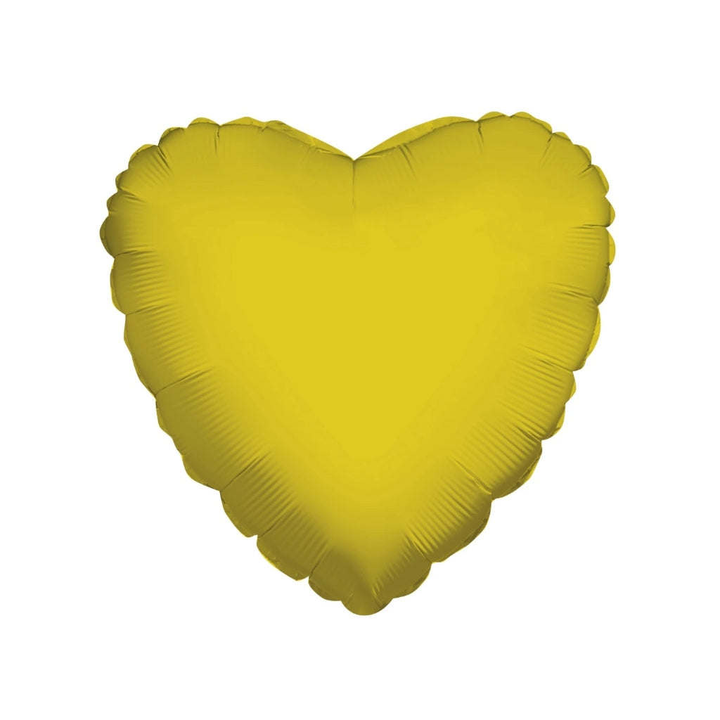 Heart Gold Shaped 9" (Flat)