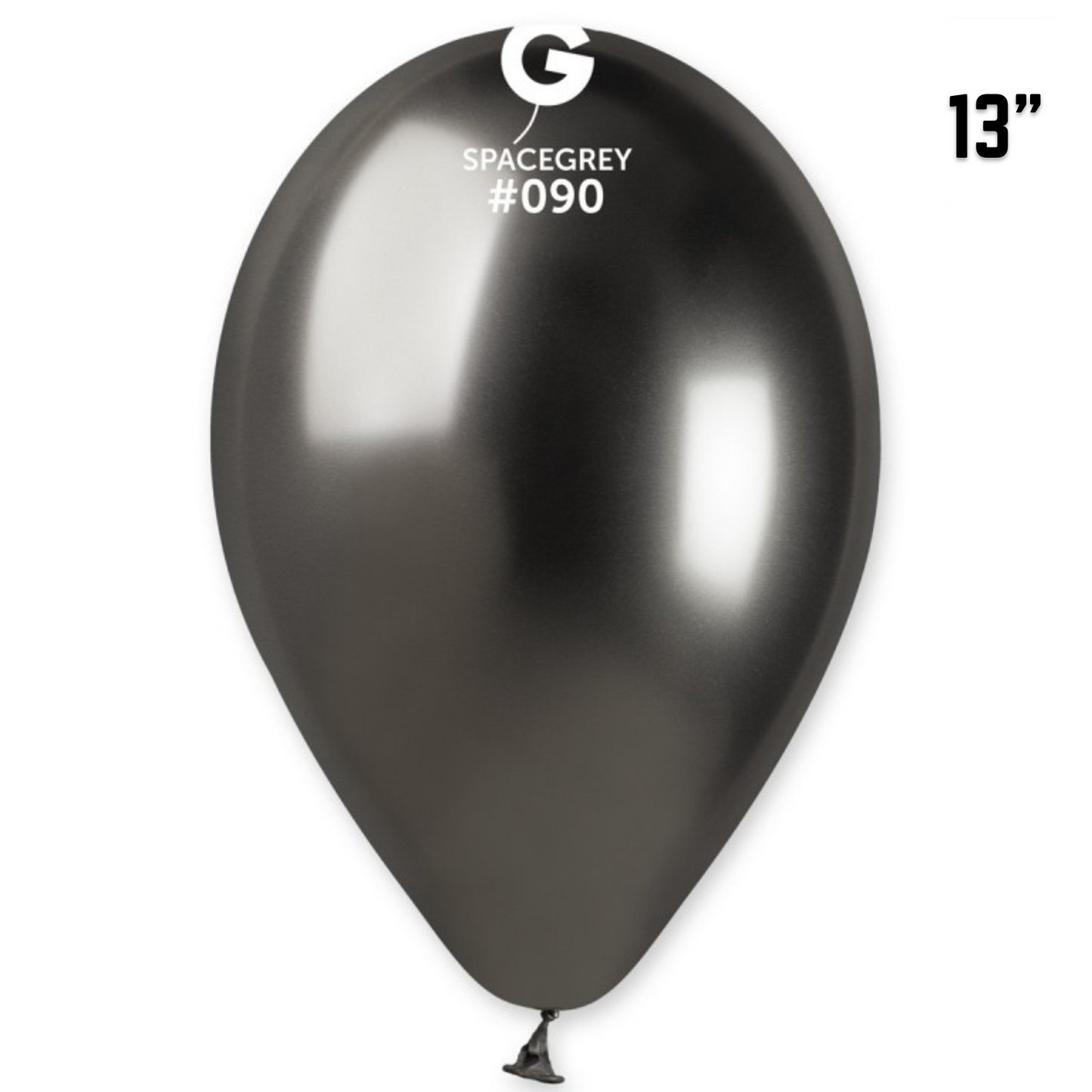 Shiny Space Grey Balloons