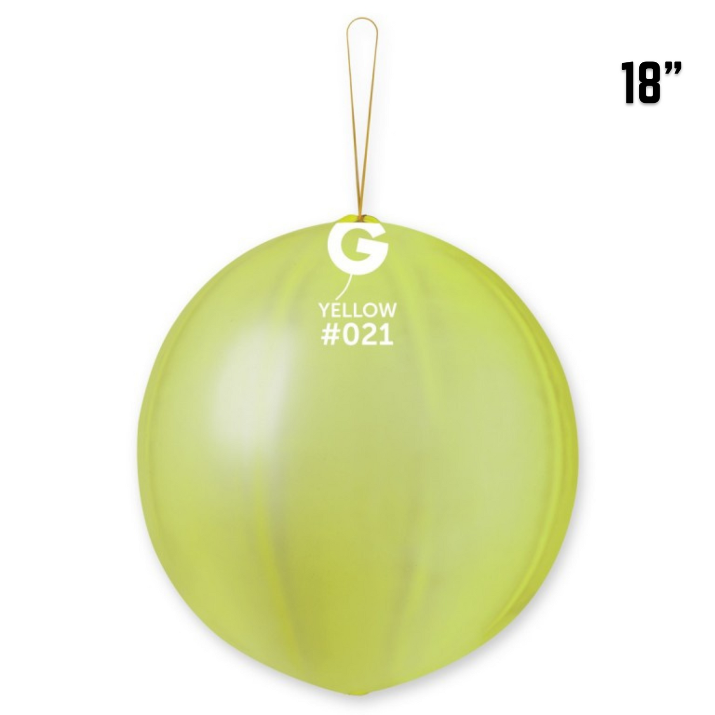 Neon Yellow Balloons