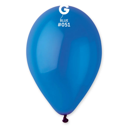 Crystal Balloon Blue #051 - 12 in.