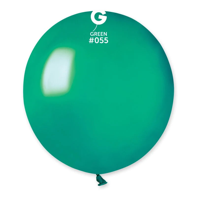 Metallic Balloon Green #055 SIZE 5" 12" 19" 31"