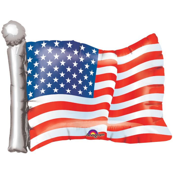 American Flag by Anagram Foil Balloon 27 in. usa