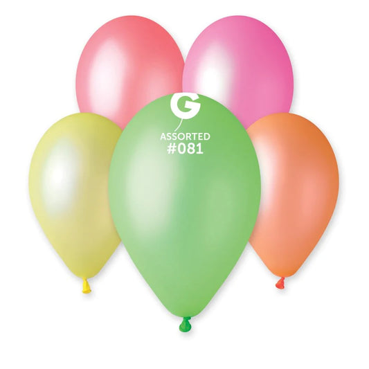 Neon Assorted Balloons 12 in.