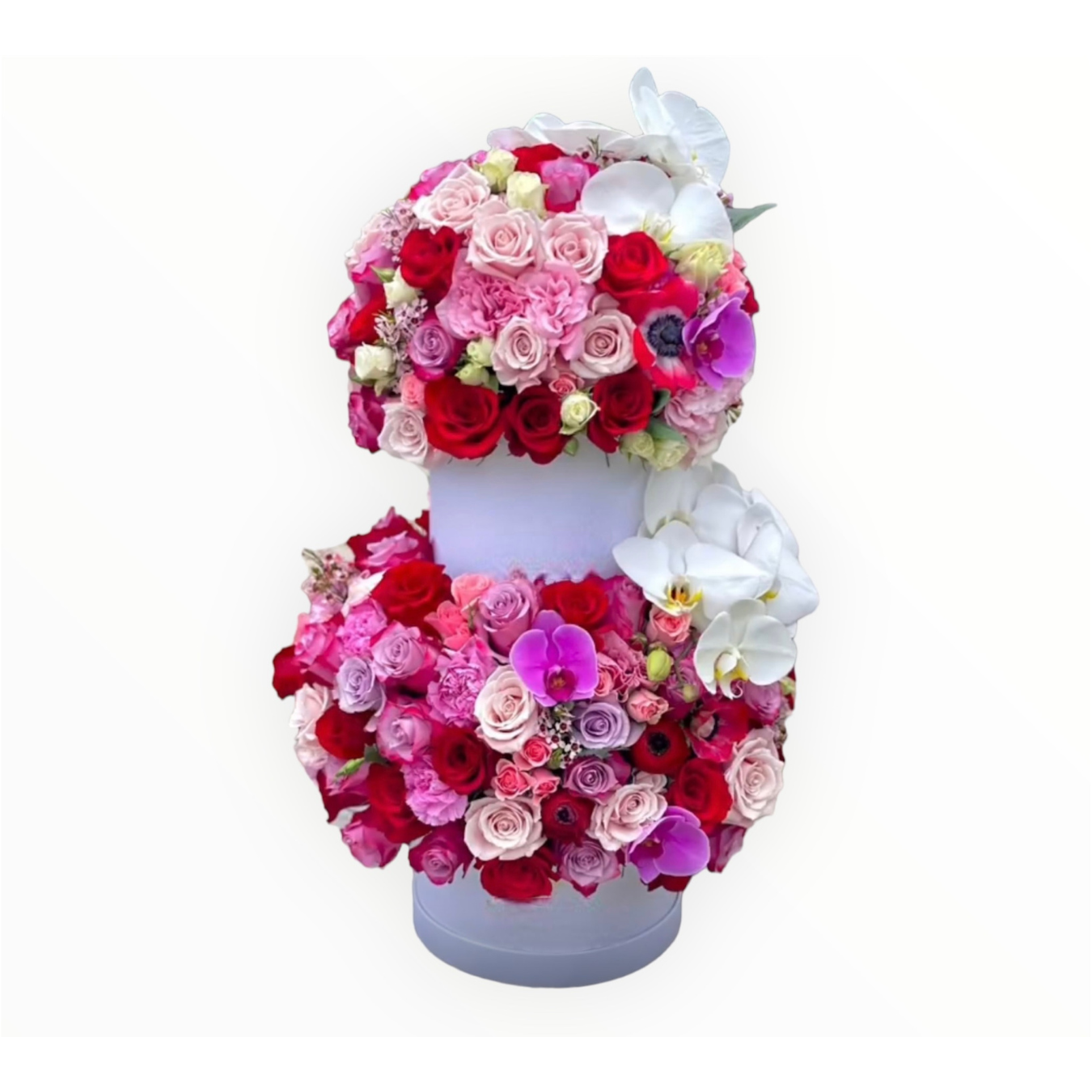 The rose box double 3D (round)