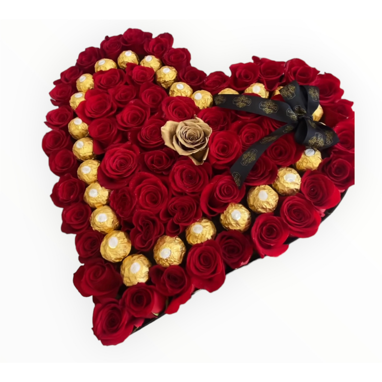 The Heart rose box 3D Ferrero