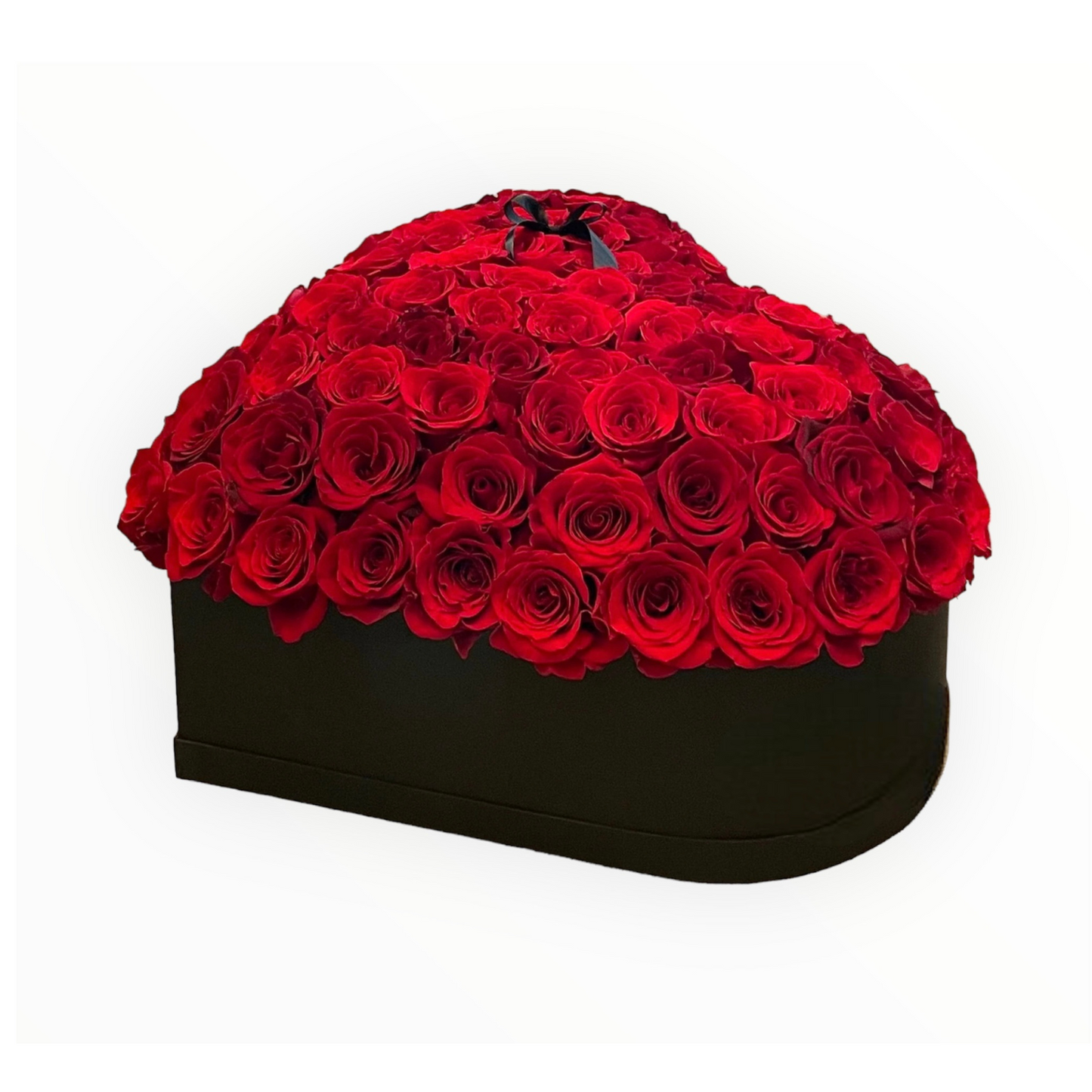 The Heart rose box 3D Red