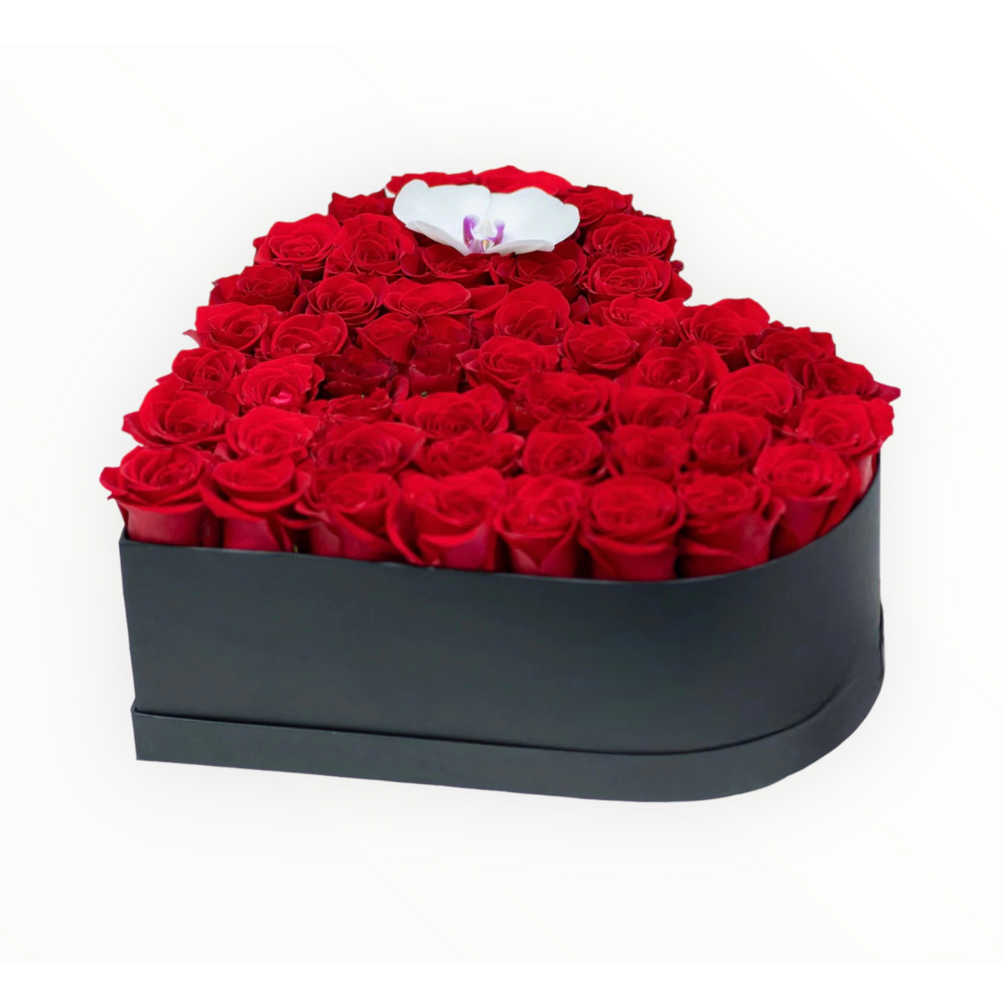 The Heart rose box 3D Single
