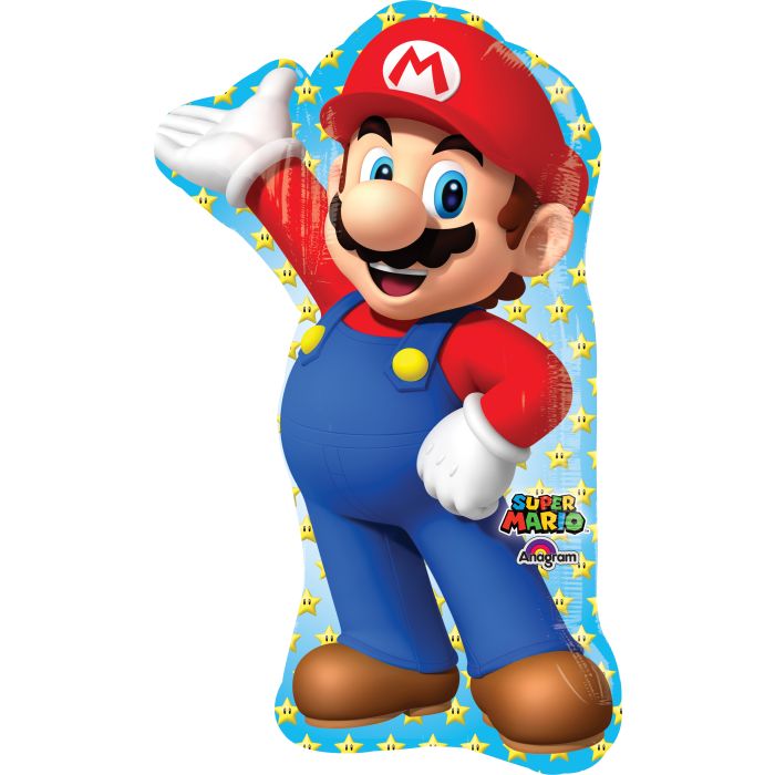 Mario Bros Foil Balloon 33 in.