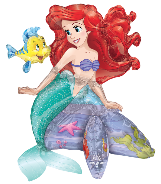 Little Mermaid ariel balloons foil 20"
