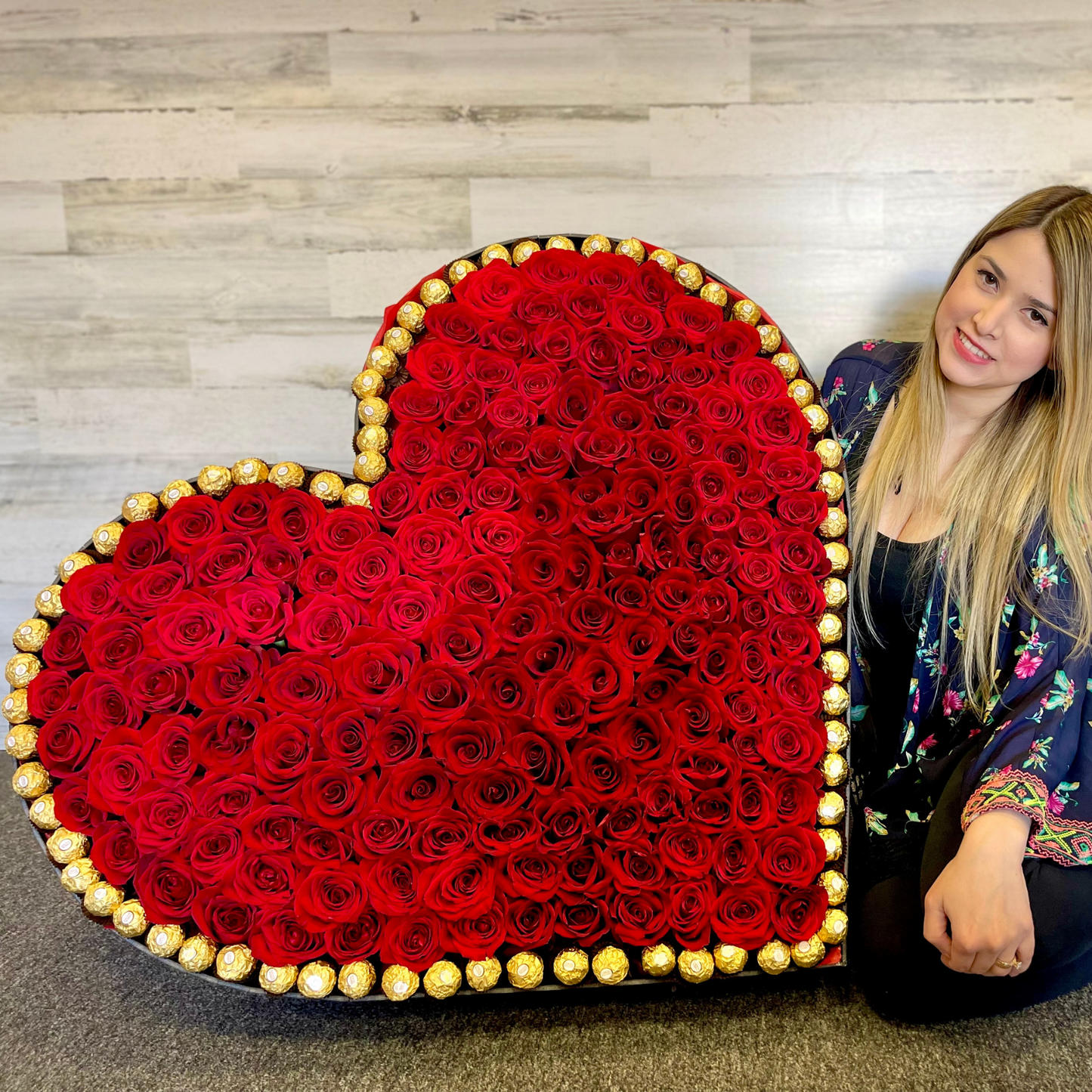 Big Heart Roses Love