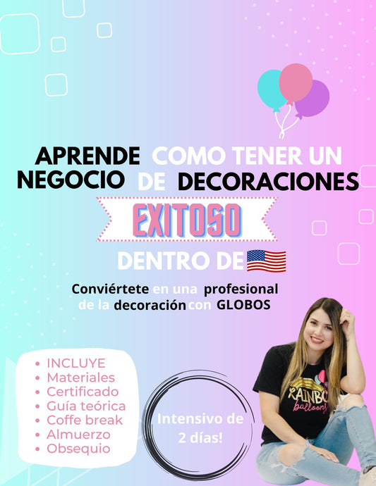 MASTER CLASS - Aprende con Rainbow Balloons