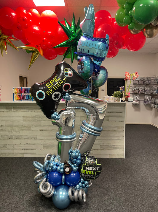 game balloons bouquet