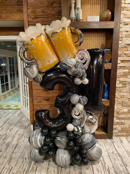 Balloons Bouquet number (click to see more photos)