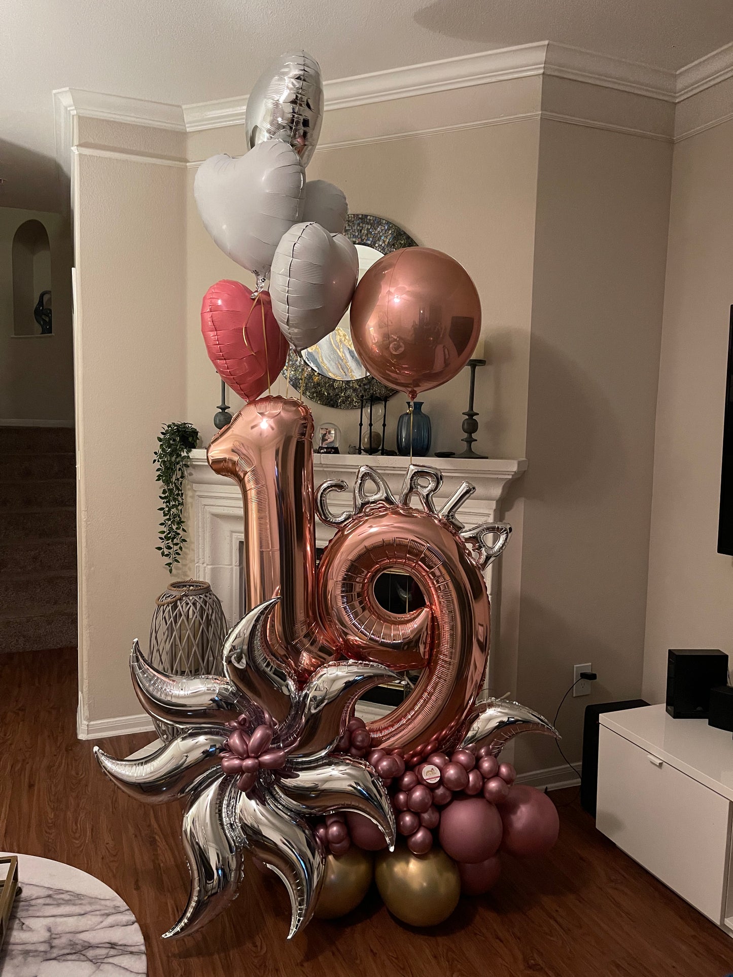 2 NUMBERS BALLOON BOUQUET (click to see more photos)