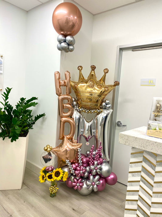 Balloons Bouquet initial (click to see more photos)