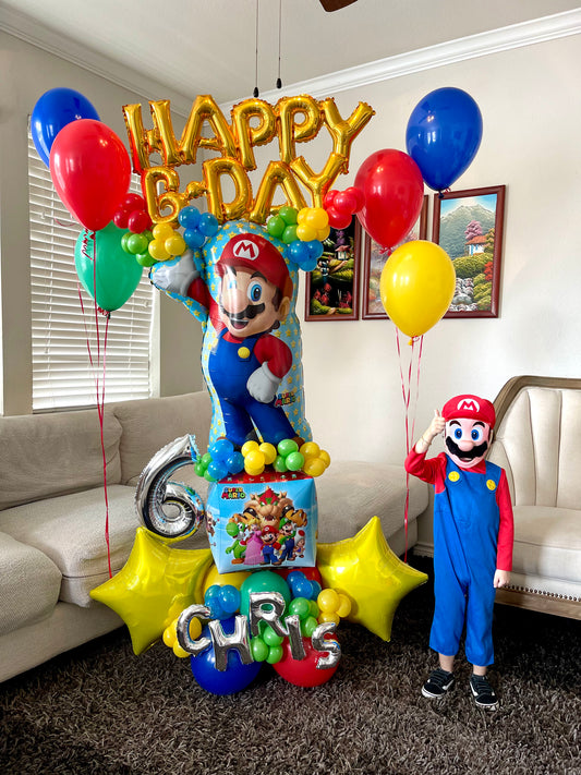 happy birthday balloons bouquet