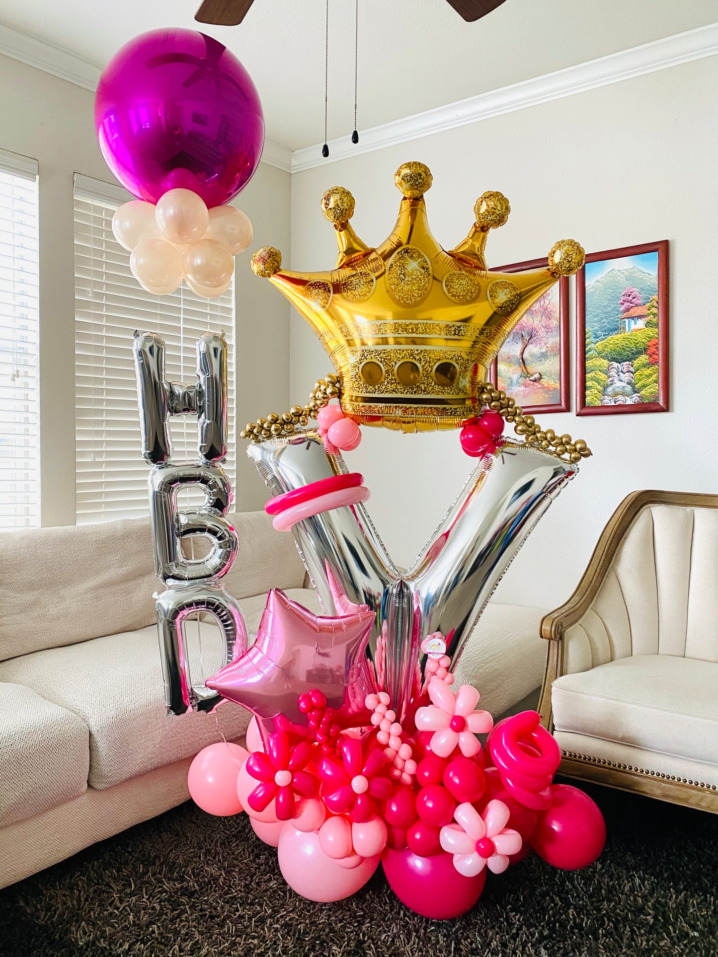 Balloons Bouquet initial (click to see more photos)