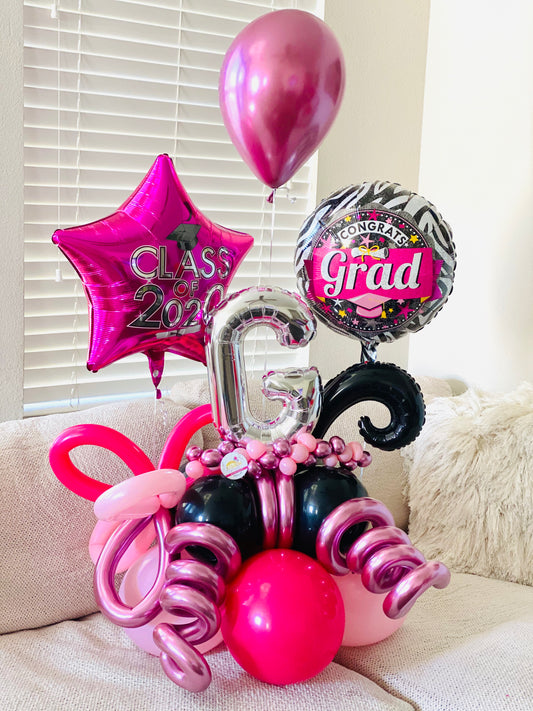 MINI BALLOON BOUQUET GRAD (click to see more photos)