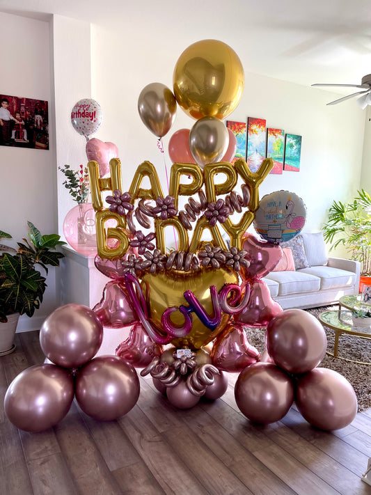 LOVE BALLOON BOUQUET (click to see more photos)
