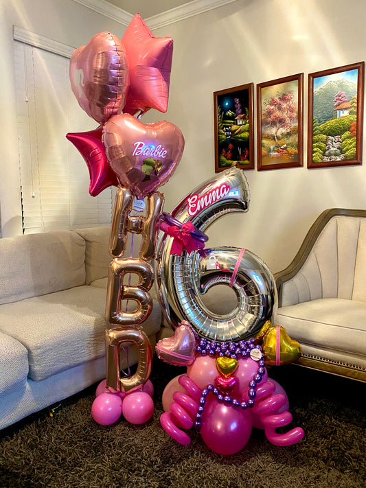 balloons bouquet number h.b.d