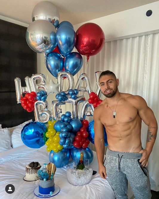 BALLOONS BOUQUET HAPPY BIRTHDAY MAN (click to see more photos)