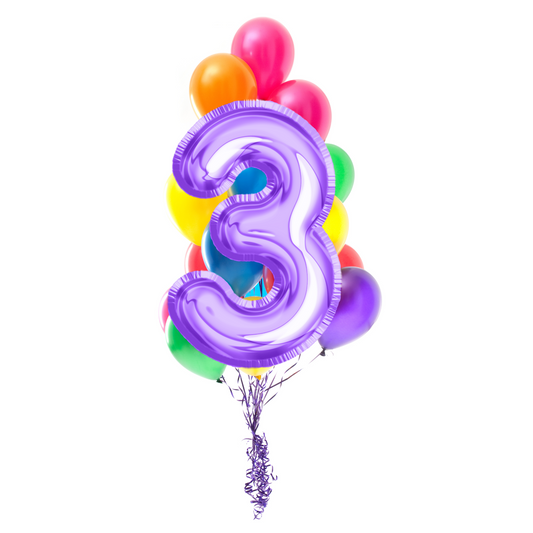 foil number Bouquet