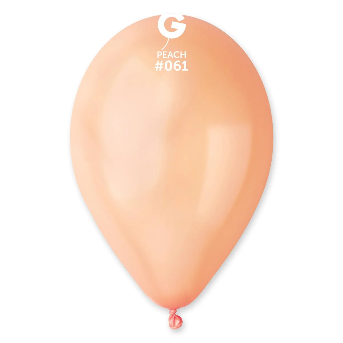 Metallic Balloon Peach #061 size 5" 12" 19" 31"