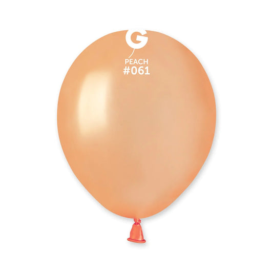 Metallic Balloon Peach #061 size 5" 12" 19" 31"