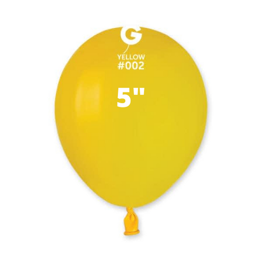 Solid Yellow Gemar #002 size 5" 12" 19" 31"