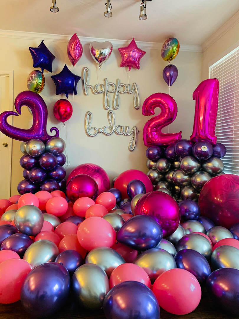 ROOMDECOR WITH BALLOONS