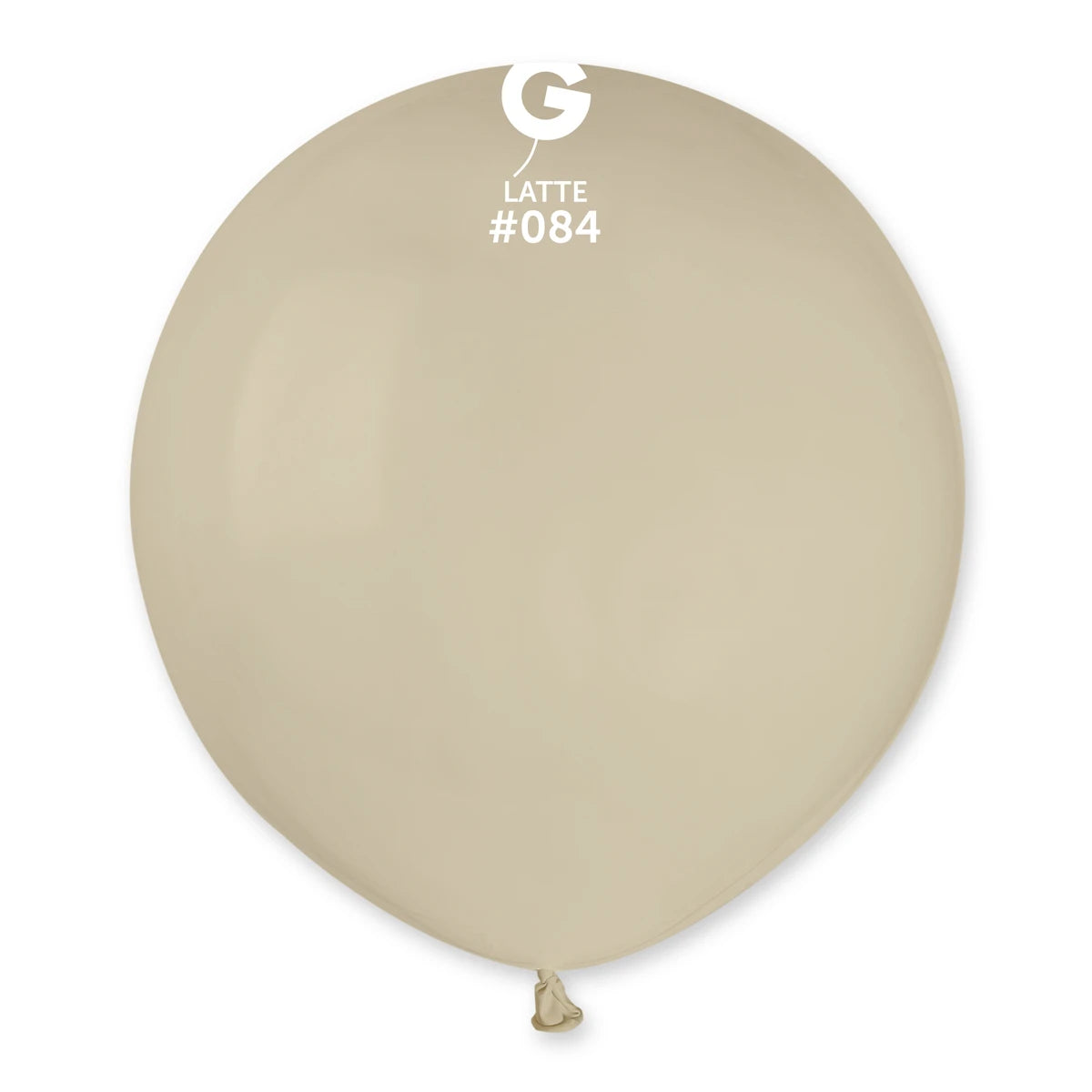 Solid balloon latte 5", 12", 19", 31", 260 Gemar #084