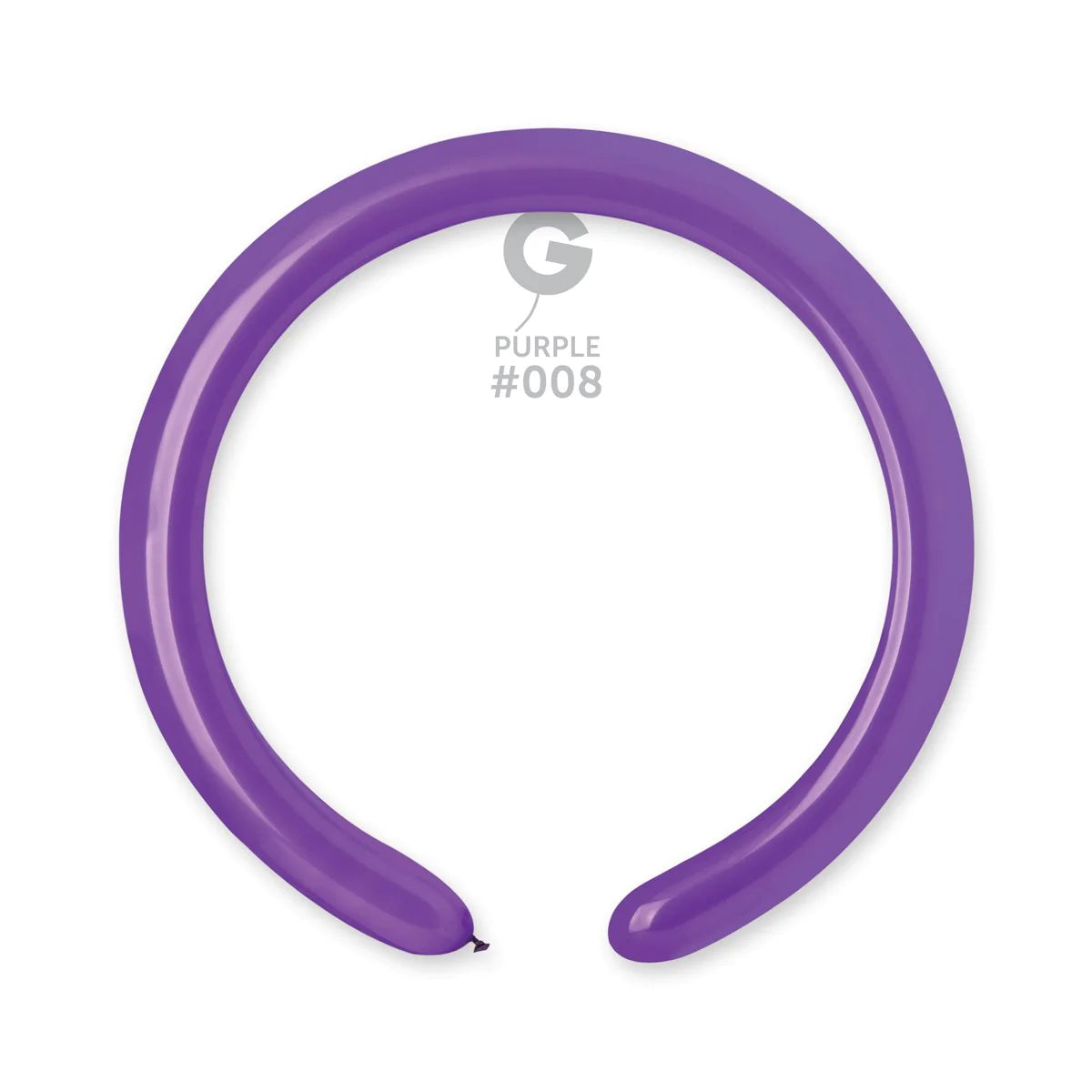 Solid Balloons Purple Gemar #008 size 5" 12" 19" 31"