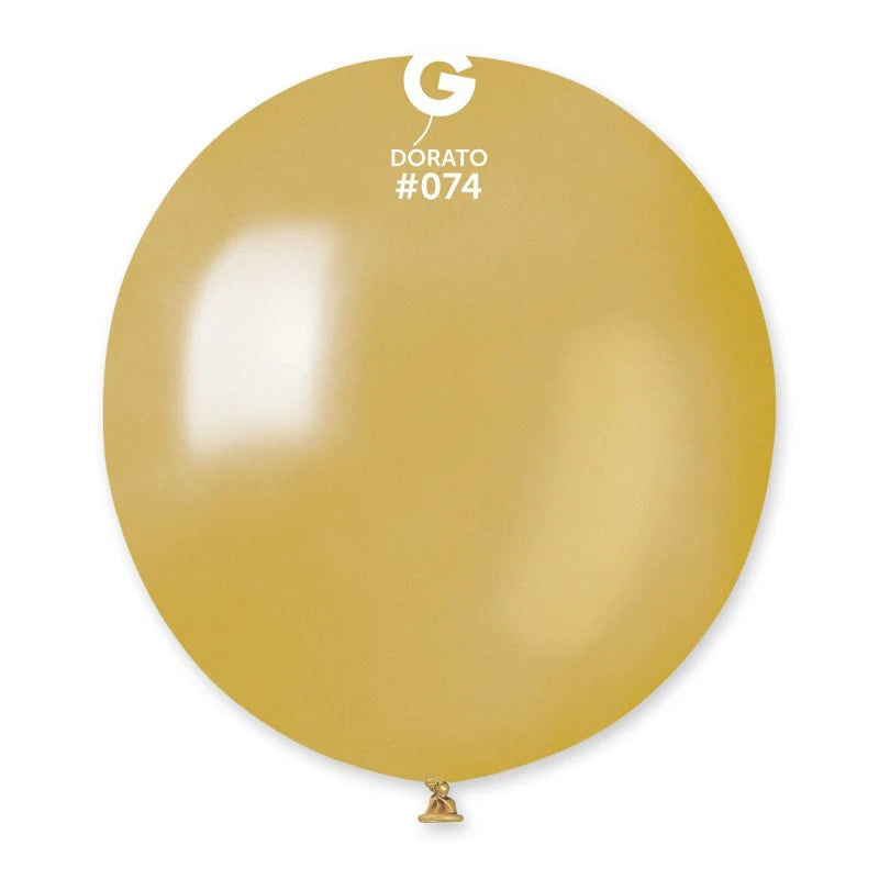 Metallic Balloon Dorato #074 SIZE 5" 12" 19" 31"